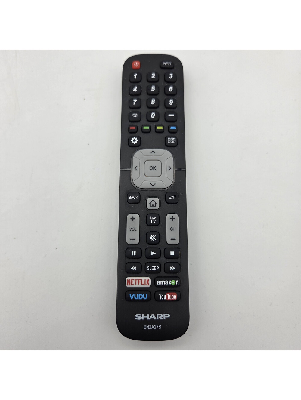 Genuine Sharp EN2A27S Smart TV Remote Control LC-65N9000U LC-75N620U LC-75N8000U